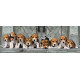 Clementoni Παζλ Panorama High Quality Collection Σκυλάκια Beagles, Compact Box (1000 τμχ)
