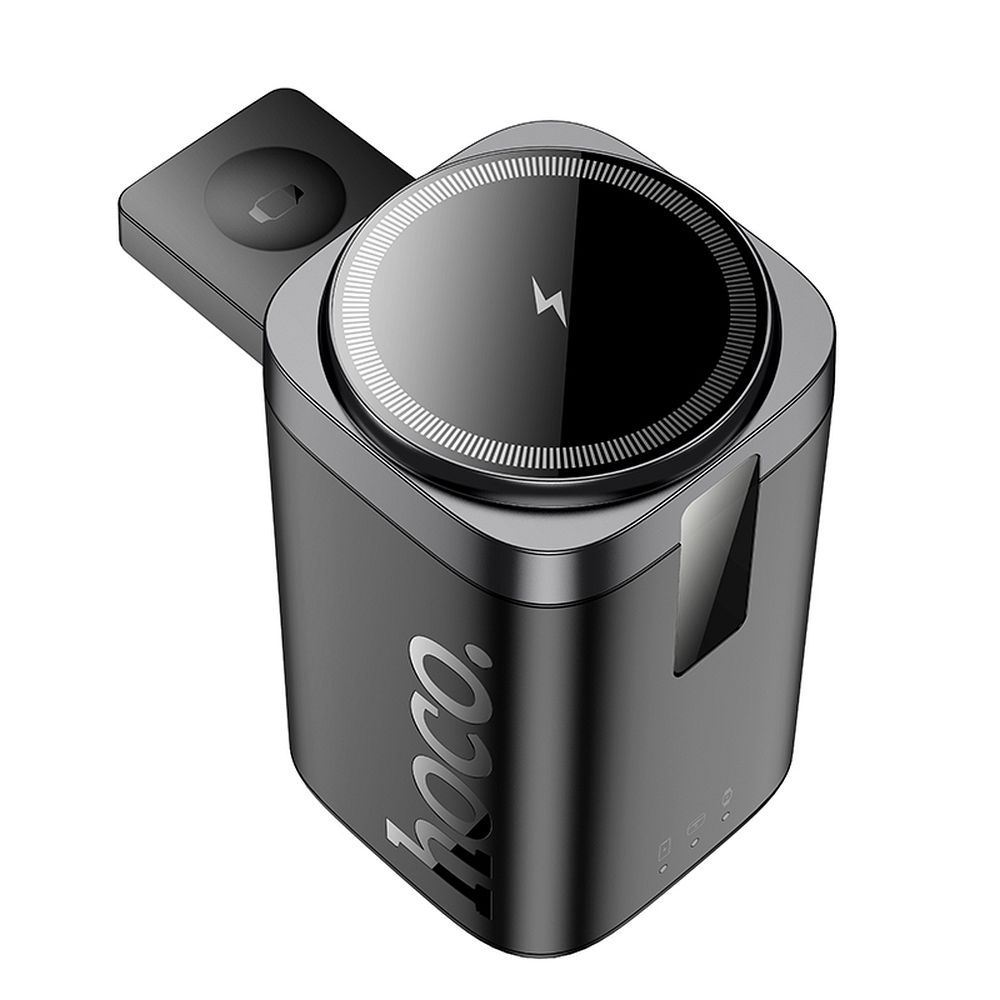 Hoco CQ20A ασύρματος φορτιστής 6 σε 1 PD QC 65W (Μαύρο)