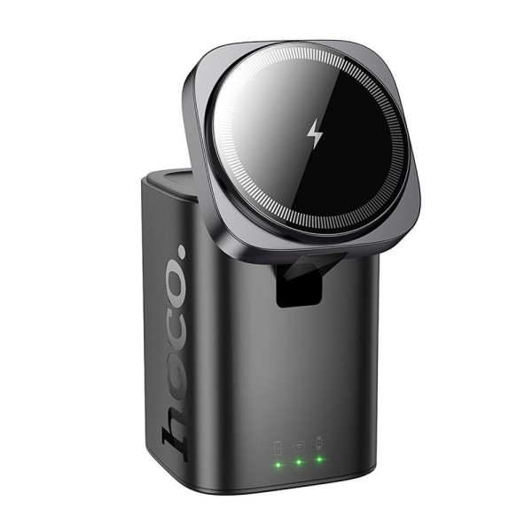 Hoco CQ20A ασύρματος φορτιστής 6 σε 1 PD QC 65W (Μαύρο)