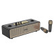 Hoco BS63 Karaoke Ηχείο Bluetooth με 2 μικρόφωνα (Μαύρο)