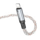 Hoco U112 Shine Καλώδιο Φόρτισης USB σε Lightning 2,4A 1m (Gray) 