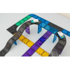 Connetix Roads Ramps and Intersections Μαγνητικά Τουβλάκια Κατασκευών 16τμχ.