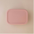 Nok Nok Φαγητοδοχείο Σιλικόνης με 3 χωρίσματα 800ml (Pink)