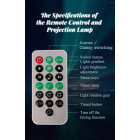 XO YH12 Projector Lamp Βόρειο Σέλας με Ηχείο (Λευκό)
