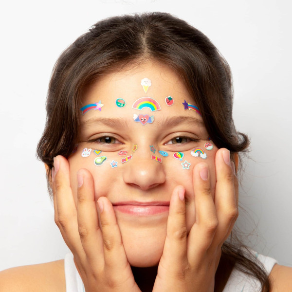 OMY Σετ Αυτοκόλλητα Προσώπου Kawai