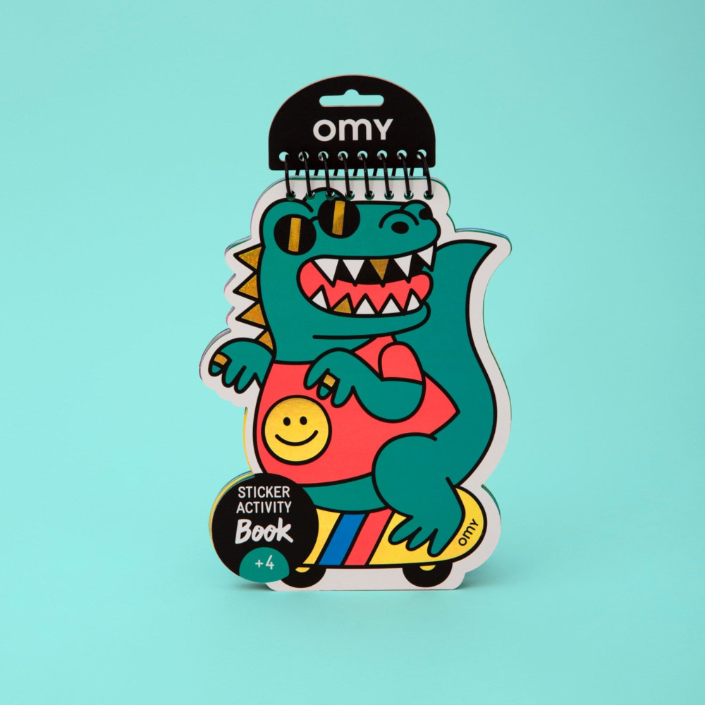 OMY  Βιβλίο Δραστηριοτήτων με Αυτοκόλλητα Dino