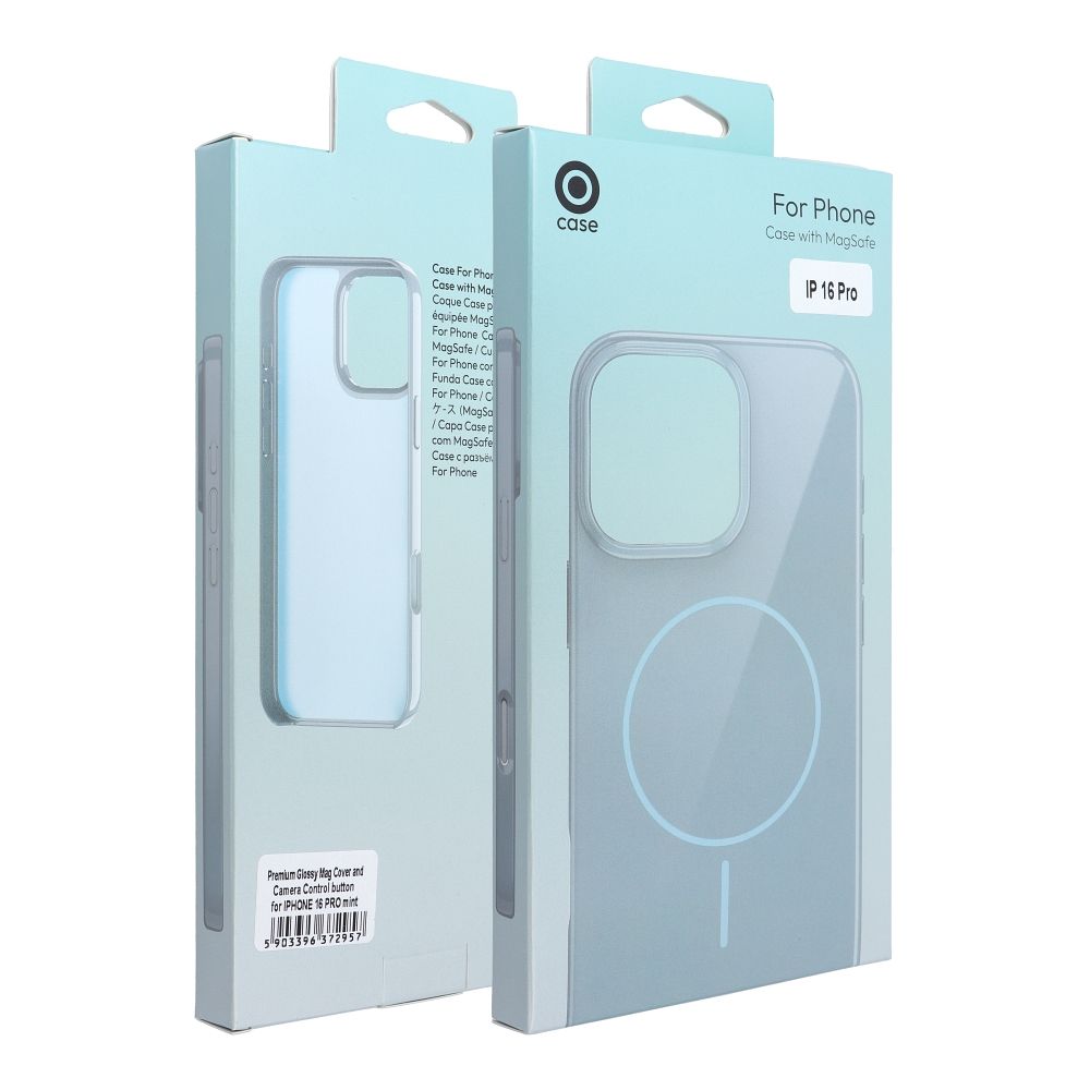 Premium Glossy Mag Cover MagSafe για iPhone 16 Plus (Mint)