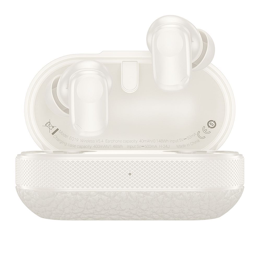 Hoco Ασύρματα Ακουστικά Bluetooth TWS EQ19 (Milky white)