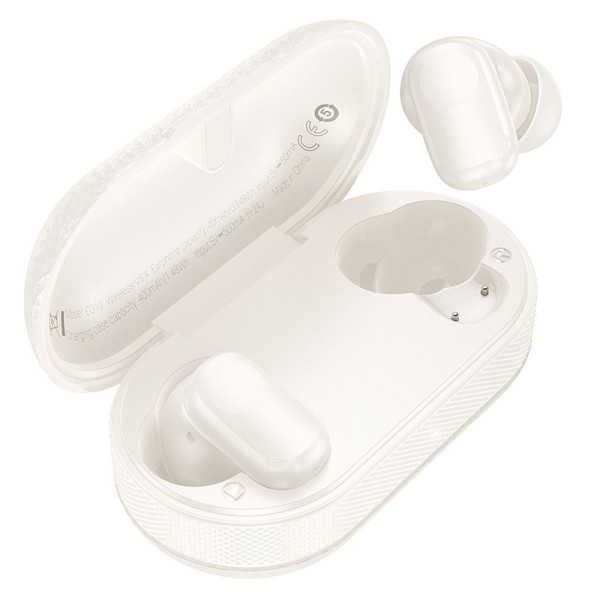 Hoco Ασύρματα Ακουστικά Bluetooth TWS EQ19 (Milky white)