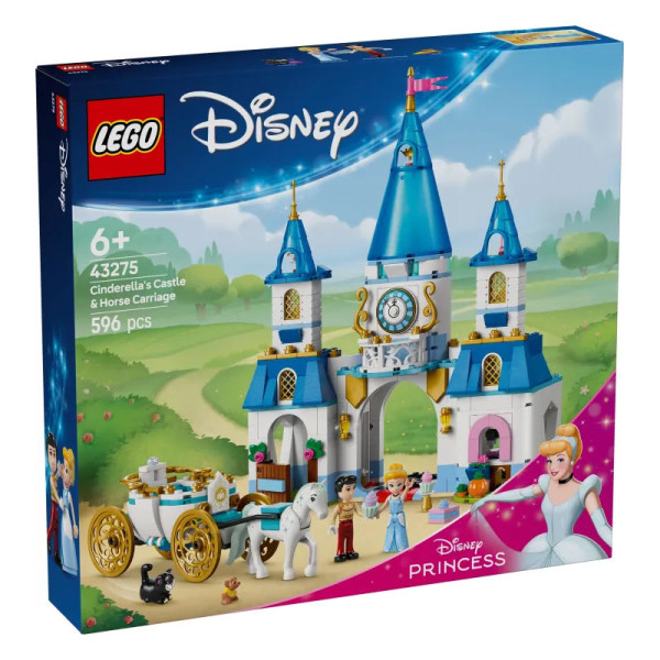LEGO Disney Princess Cinderella's Castle & Horse Carriage (43275)