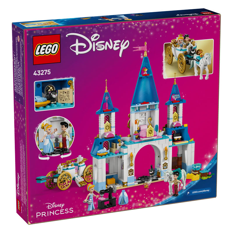 LEGO Disney Princess Cinderella's Castle & Horse Carriage (43275)