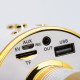 Μικρόφωνο Καραόκε Bluetooth CR58S HQ (Χρυσό)