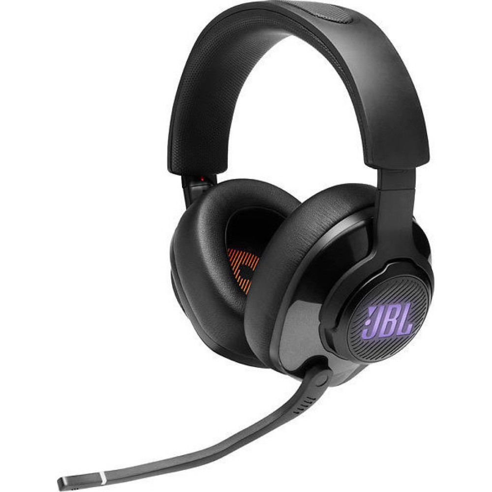 JBL Quantum 400 USB Over Ear Wired Gaming Headset, Surround, RGB (Μαύρο)