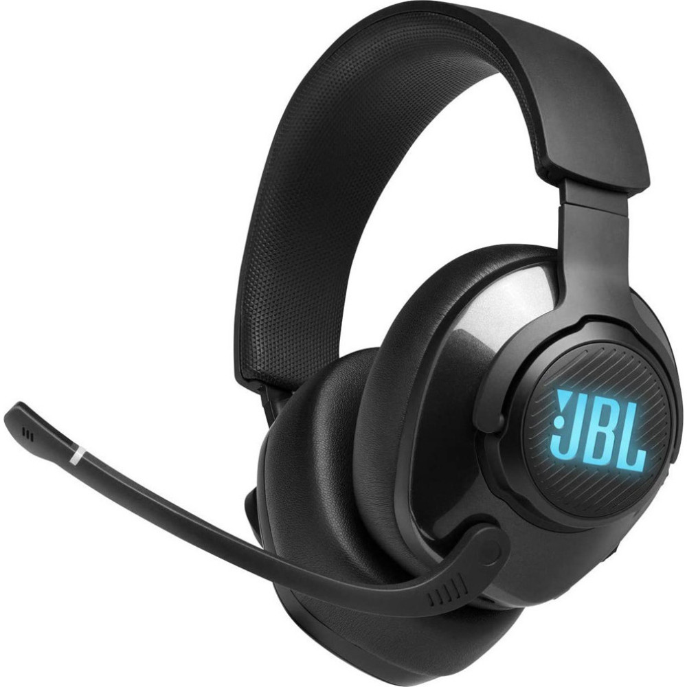 JBL Quantum 400 USB Over Ear Wired Gaming Headset, Surround, RGB (Μαύρο)