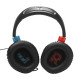 JBL Quantum 100N, Nintendo Over-Ear Wired Gaming Headset (Blue/Red)