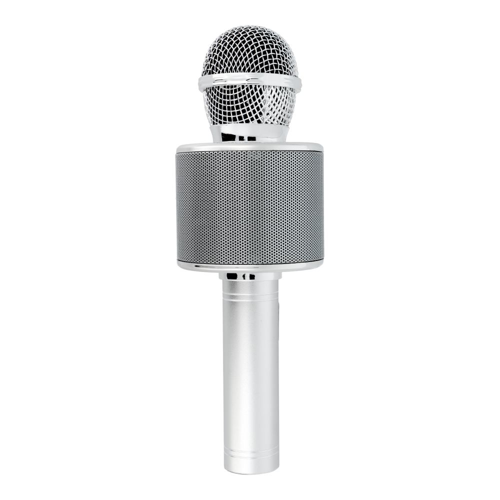 Μικρόφωνο Καραόκε Bluetooth CR58 (Ασημί)
