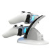 PS5 Controller Charging Double Dock HBP-253 (Λευκό)