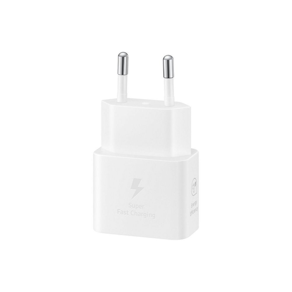 Samsung EP-T2510XWEGEU Φορτιστής Type-C με καλώδιο Type-C PD 3A 25W GaN (Λευκό)