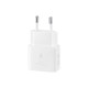 Samsung EP-T2510XWEGEU Φορτιστής Type-C με καλώδιο Type-C PD 3A 25W GaN (Λευκό)