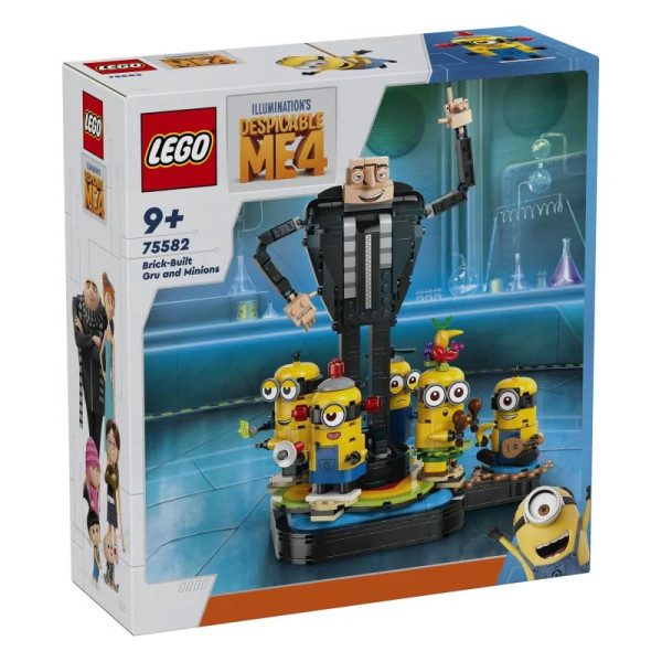 LEGO Minions Brick-Built Gru & Minions (75582)