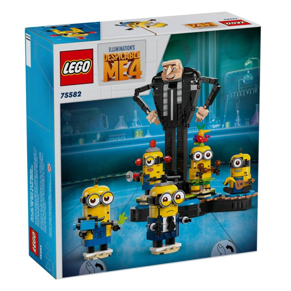 LEGO Minions Brick-Built Gru & Minions (75582)