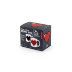 Kikkerland κεραμική κούπα Pixel Heart (325ml)