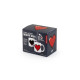 Kikkerland κεραμική κούπα Pixel Heart (325ml)