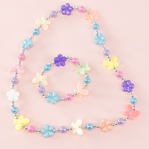 Nice Σετ Κολιέ και Βραχιόλι Πεταλούδες