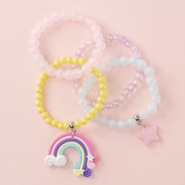 Nice Σετ Βραχιόλια Happy Rainbow (4 τμχ)