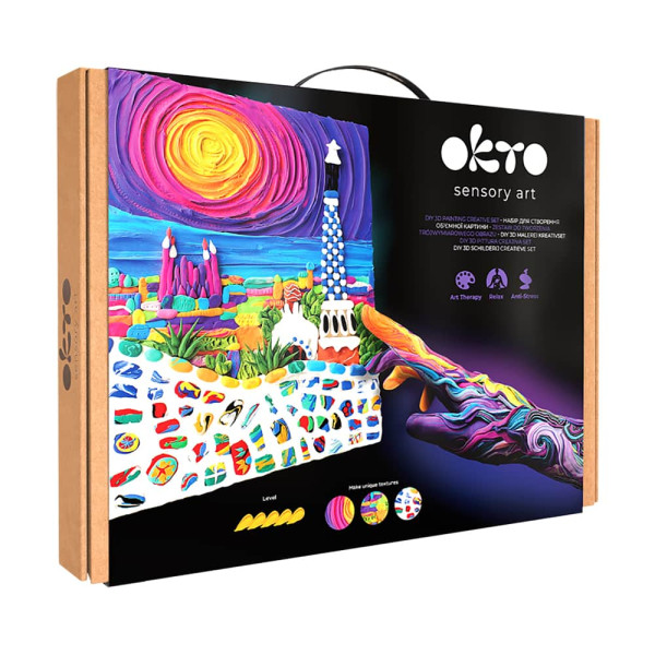 Okto DIY Δημιουργικό Σετ Ζωγραφικής 3D με Πηλό Barcelona