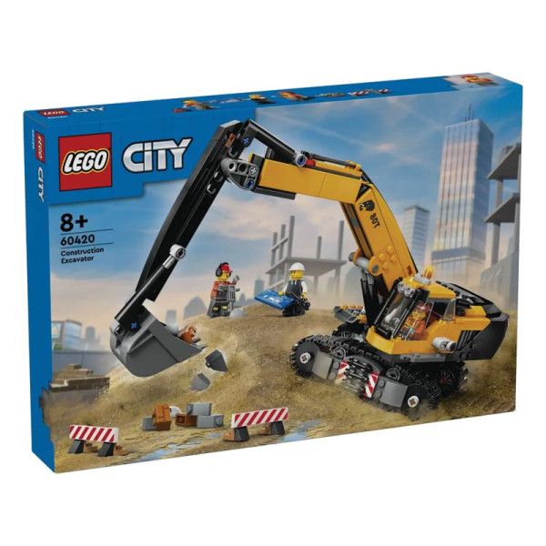 LEGO City Yellow Construction Excavator (60420)