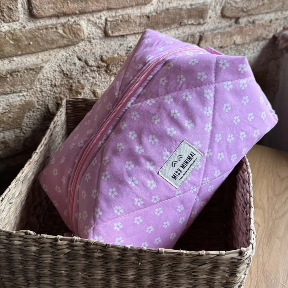 Miss Minimal Zipper Box Νεσεσέρ Rosemary (22 x 13 x 13cm)