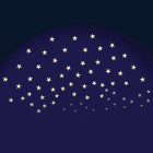 Φωσφορίζοντα Αστεράκια Starry Night