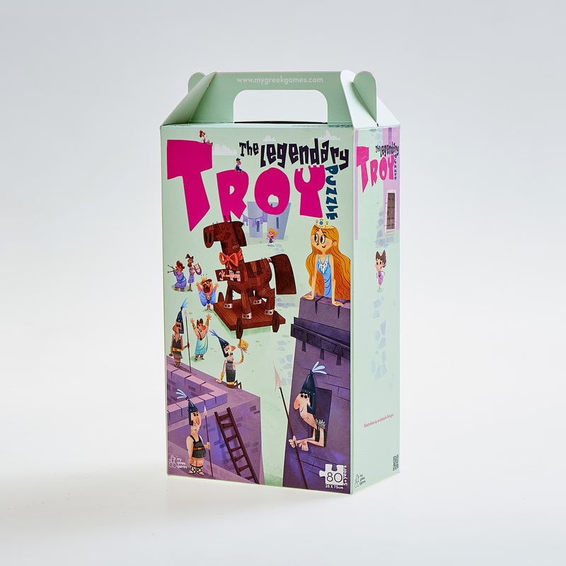 Mygreekgames Παζλ The legendary Troy (80 τμχ)