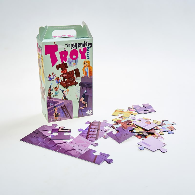 Mygreekgames Παζλ The legendary Troy (80 τμχ)