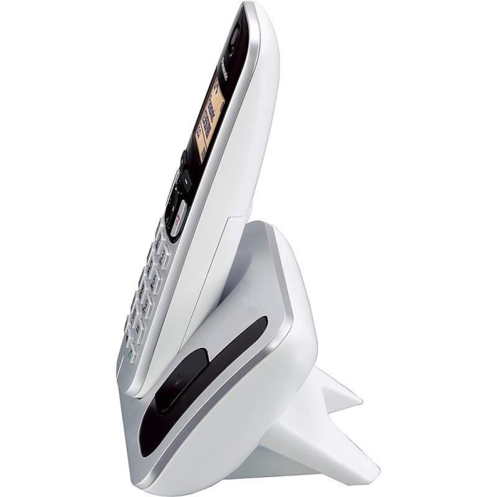 Panasonic KX-TGC210 Ασύρματο Τηλέφωνο με Aνοιχτή Aκρόαση (Ασημί)