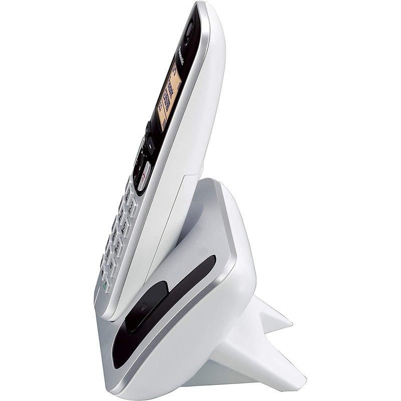 Panasonic KX-TGC210 Ασύρματο Τηλέφωνο με Aνοιχτή Aκρόαση (Ασημί)