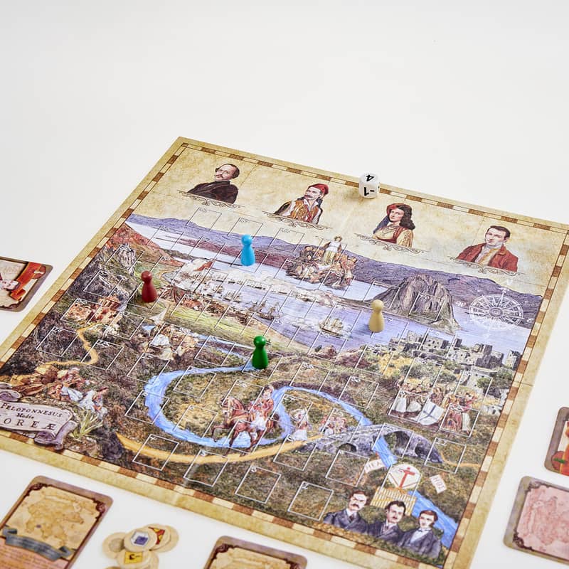 Mygreekgames Επιτραπέζιο Παιχνίδι 1821 Ταξίδι προς την Ελευθερία