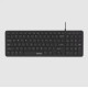 Meetion MT-K410 Ultra Thin Ενσύρματο Πληκτρολόγιο (Μαύρο)