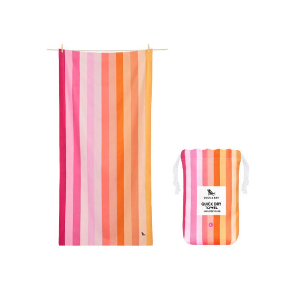 Dock & Bay Πετσέτα Θαλάσσης Μικροΐνών 160 x 90 cm - Miami Sorbet