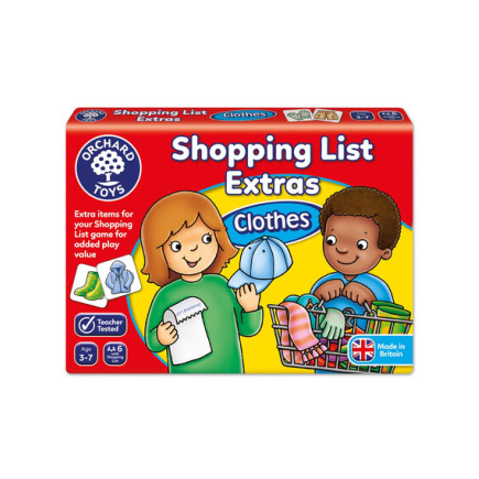 Orchard Toys Shopping List Extras - Clothes 3+ Ετών