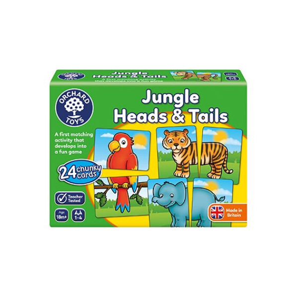 Orchard Toys Jungle Heads & Tails 18+ Μηνών