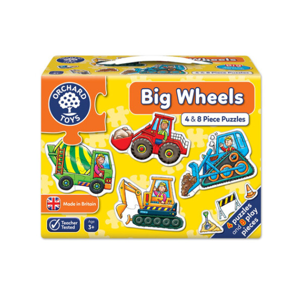 Orchard Toys Big Wheels Παζλ 3+ Ετών