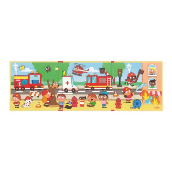 Janod Μαγνητικό Παιχνίδι Ιστορίες- Πυροσβέστες