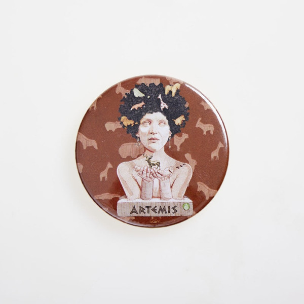 Mygreekgames Καρφίτσα Άρτεμις 5.5cm