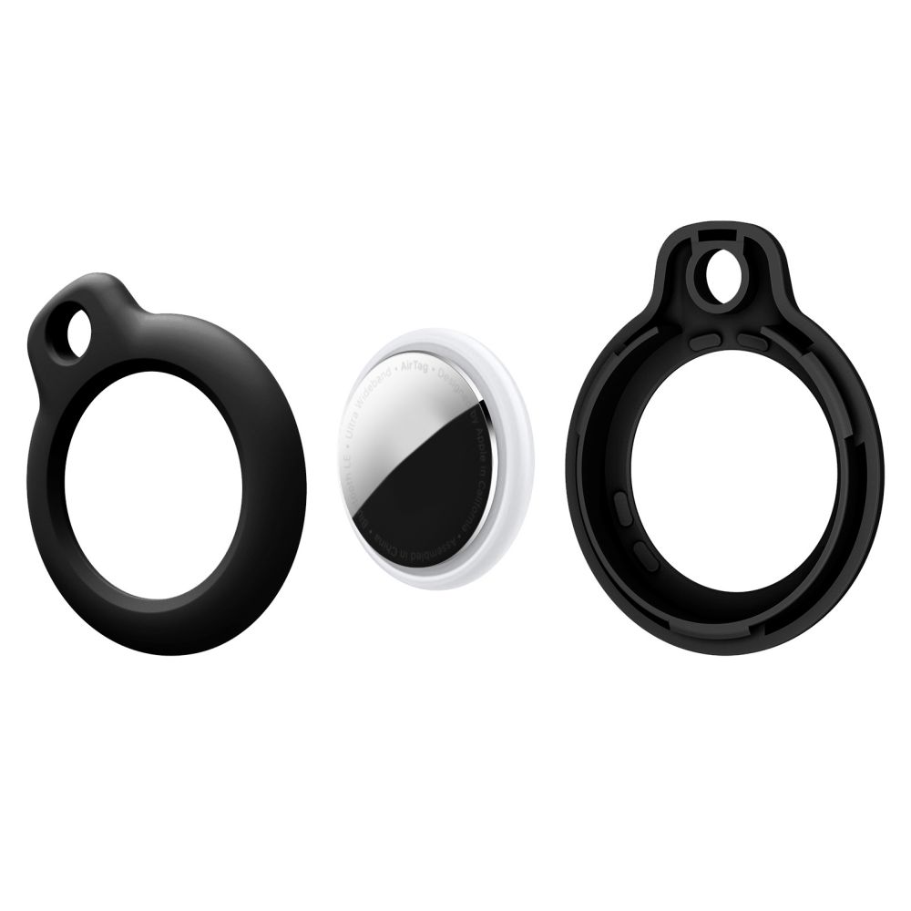 Tech-Protect Rough 2-PACK Θήκη για Apple AirTag 2τμχ (Μαύρο)