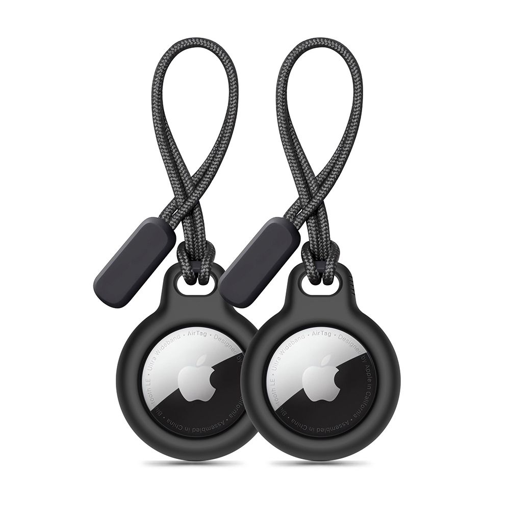 Tech-Protect Rough Chain Θήκη για Apple AirTag 2τμχ (Μαύρο)