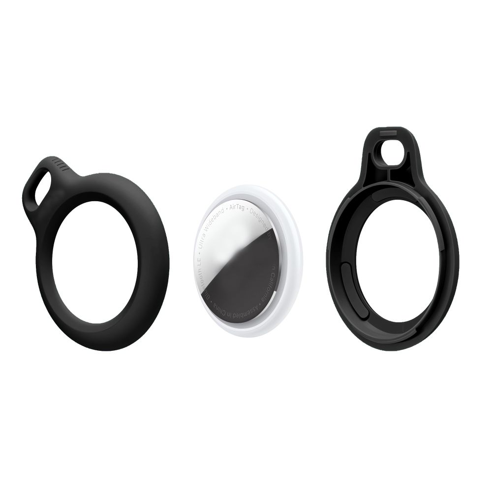 Tech-Protect Rough Chain Θήκη για Apple AirTag 2τμχ (Μαύρο)