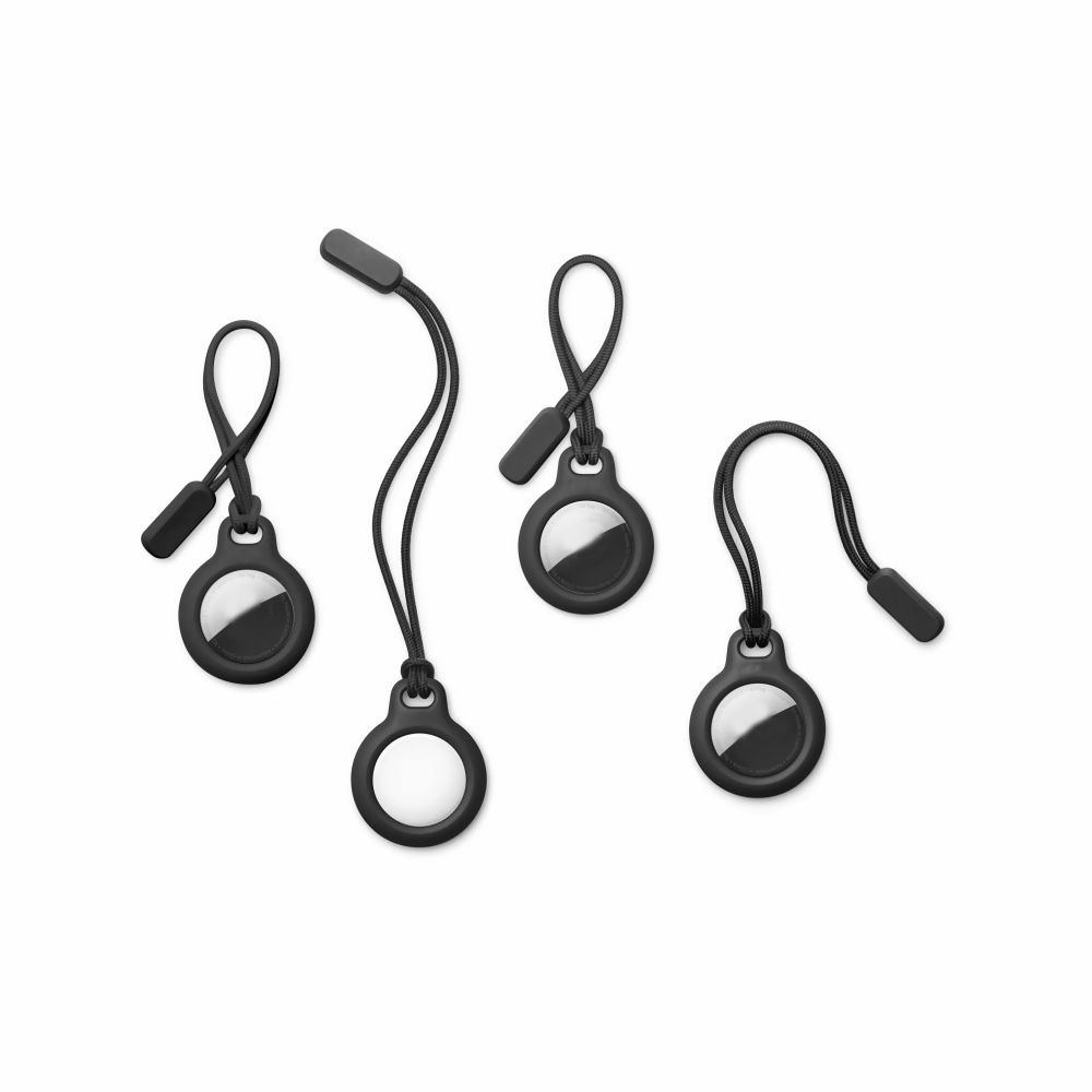 Tech-Protect Rough Chain Θήκη για Apple AirTag 2τμχ (Μαύρο)