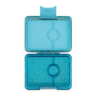 Yumbox Snack Φαγητοδοχείο με 3 χωρίσματα (Glitter-Aqua)